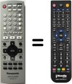 Replacement remote control National DVD S-295