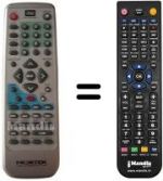 Replacement remote control Nortek RW 30 X