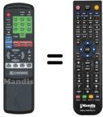 Replacement remote control MAESTRO SR 7000 MKII