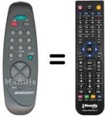 Replacement remote control MAESTRO WS 55