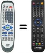 Replacement remote control MECOTEK MK-X4100
