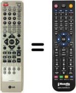 Replacement remote control LG LH-W 360