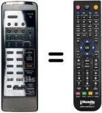 Replacement remote control Orion VH1177