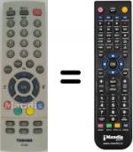 Replacement remote control CT-848