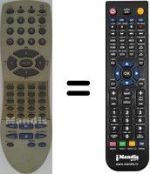 Replacement remote control Orion VDR4003