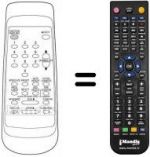 Replacement remote control REMCON1195