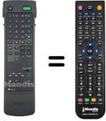 Replacement remote control Sony VX-2981KR