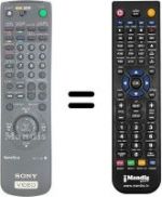 Replacement remote control RMT-V197
