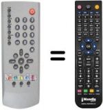 Replacement remote control United LTV15X53