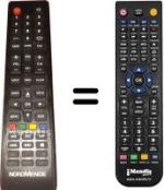 Replacement remote control NordMende ND32N2400M