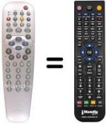 Replacement remote control REMCON656