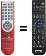 Replacement remote control REMCON1343