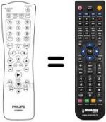 Replacement remote control Philips 21PV715