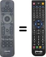 Replacement remote control Philips 37PFL3403D / 12