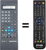 Replacement remote control Grundig SE6110