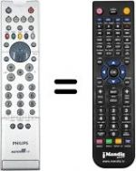 Replacement remote control Philips 28PW9527 / 12