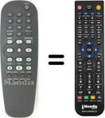 Replacement remote control Philips 21PT5407 / 01