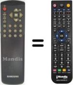 Replacement remote control Samsung CX5312W
