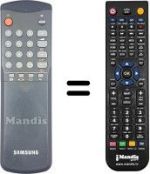 Replacement remote control Samsung 3F14-00033-320