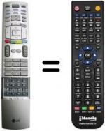 Replacement remote control LG REMCON020