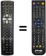 Replacement remote control REMCON740