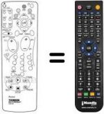 Replacement remote control REMCON763