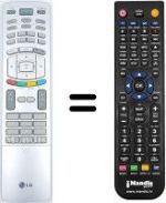 Replacement remote control LG 42PX3