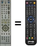 Replacement remote control LG RH4940V