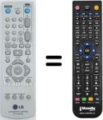 Replacement remote control LG MG66