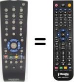Replacement remote control Grundig TP 170 C