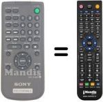 Replacement remote control RMT-D182A