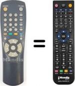 Replacement remote control Blaupunkt AA59-10107C