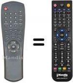 Replacement remote control REMCON201