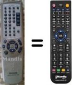 Replacement remote control RC-ZAS07