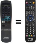 Replacement remote control RC-6AS14