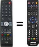 Replacement remote control AOC L42HA81