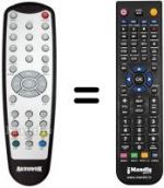Replacement remote control REMCON711