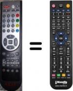 Replacement remote control Akai SUP5684