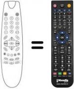 Replacement remote control Beko 20C1T57