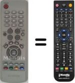 Replacement remote control Samsung LE32R31SXXEH
