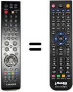 Replacement remote control Blaupunkt BN59-00570A