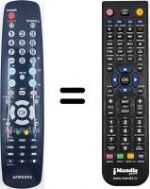 Replacement remote control Samsung LE26A457C1D / /XBT