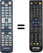 Replacement remote control Samsung UE46C5100QW/XZG