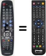 Replacement remote control Samsung LE37A451C1/XBT