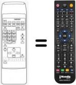 Replacement remote control RC51321
