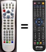 Replacement remote control RC48PDP