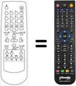 Replacement remote control Daewoo S21H4T2
