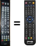 Replacement remote control BLUEH RC00170P