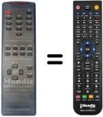 Replacement remote control REMCON453