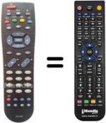 Replacement remote control Hitachi X100105